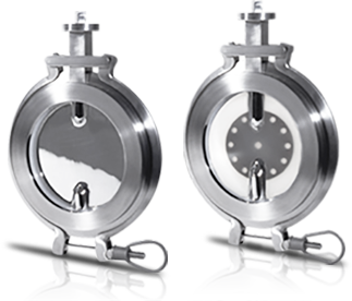 stainless steel hygienic butterfly valve
