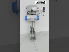 شیر گاز دودکش پنوماتیکی با دمای بالا