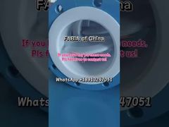 شیر پروانه ای پنوماتیکی، شیر پروانه ای با روکش فلوئور، محرک FABIA