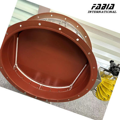Round Butterfly Damper For Semiconductors LCD Panels And Biopharmaceuticals With Low Leakage