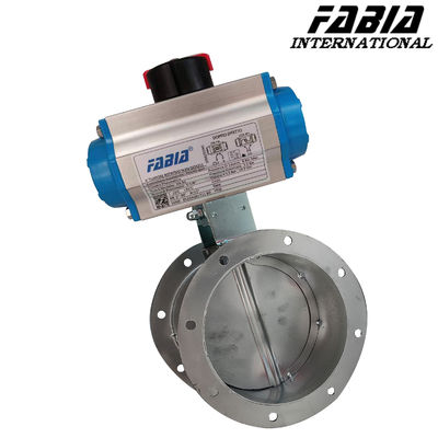 3" 4" 6 Inch Pneumatic Stainless Steel Flanged Butterfly Valve