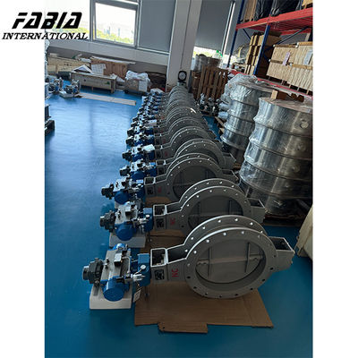 FB-D-73 Series Pneumatic SCR Butterfly Valve High Temperature For VOC Industry System
