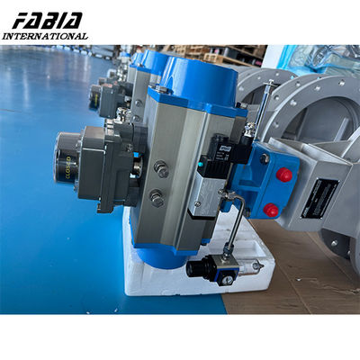FB-D-73 Series Pneumatic SCR Butterfly Valve High Temperature For VOC Industry System