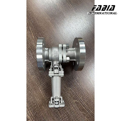 DN25 316L دو قطعه بال والف فلنج اتصال دمای بالا پلت فرم بالا ISO