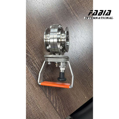 KF100 عملکرد دستی شیر پروانه با خلاء بالا برای ابزار تحقیقات علمی