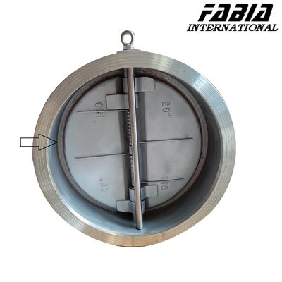 دریچه پروانه صنعتی فولاد ضد زنگ قطر بزرگ DN500 دریچه های تهویه