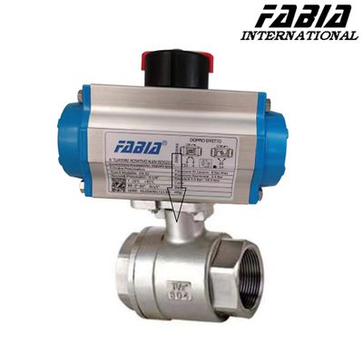  Ball Valve  2 Piece 1 Inch 2 Inch Butt Welding  Pneumatic Ball Valve