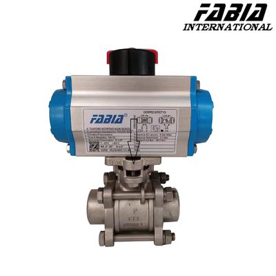 شیرهای صنعتی FABIA شیر توپی دو تکه شیر توپی استیل ضد زنگ